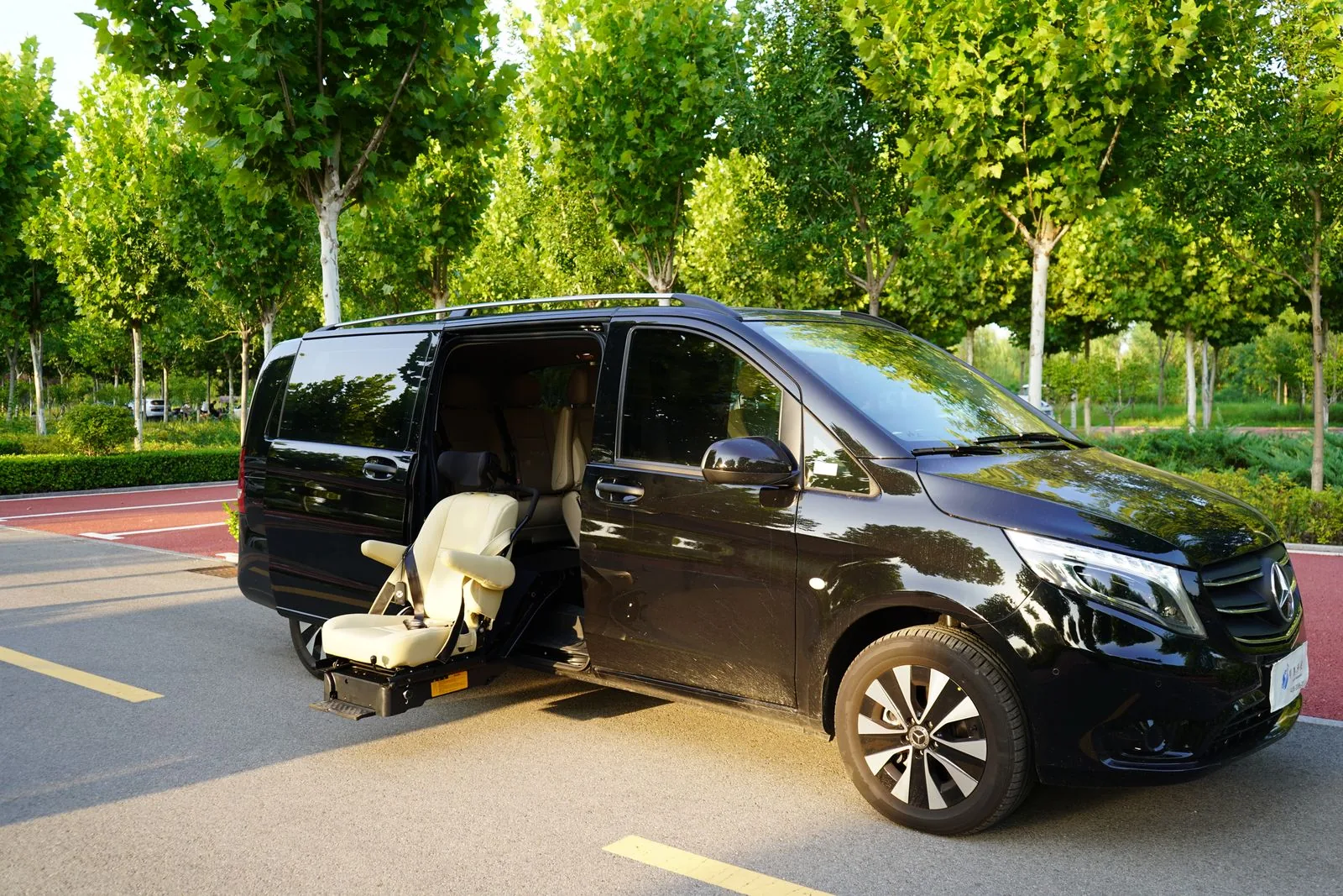 A private passenger van, illustrating transfer arrangements