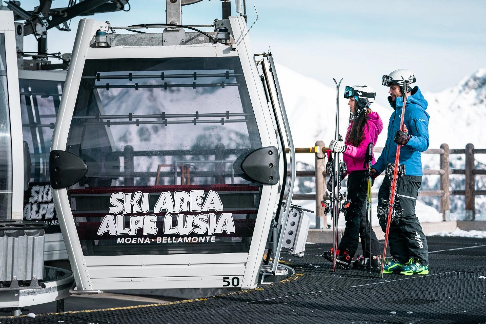 Moena Lusia ski tour in Lusia & Bellamonte