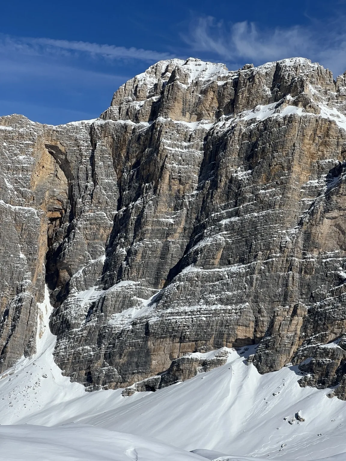 A closer look at the Dolomites.