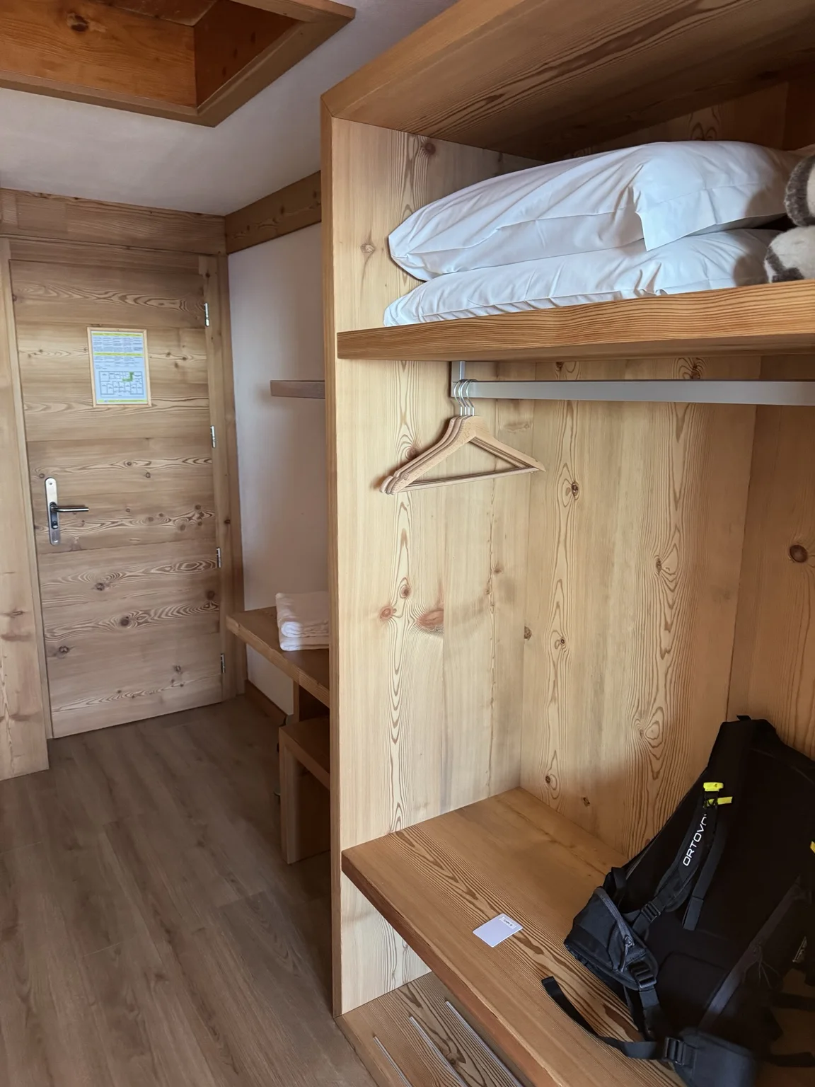 A quiet corner of mountain accommodation.