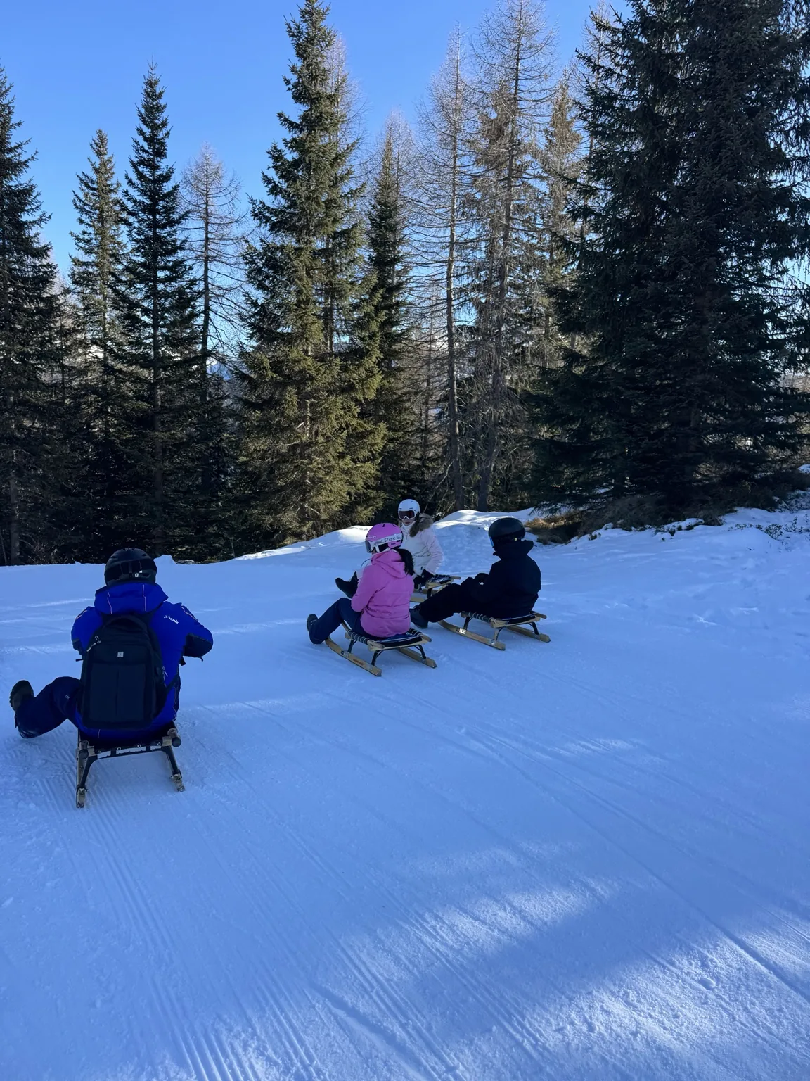 There is more than one way to enjoy the snow.