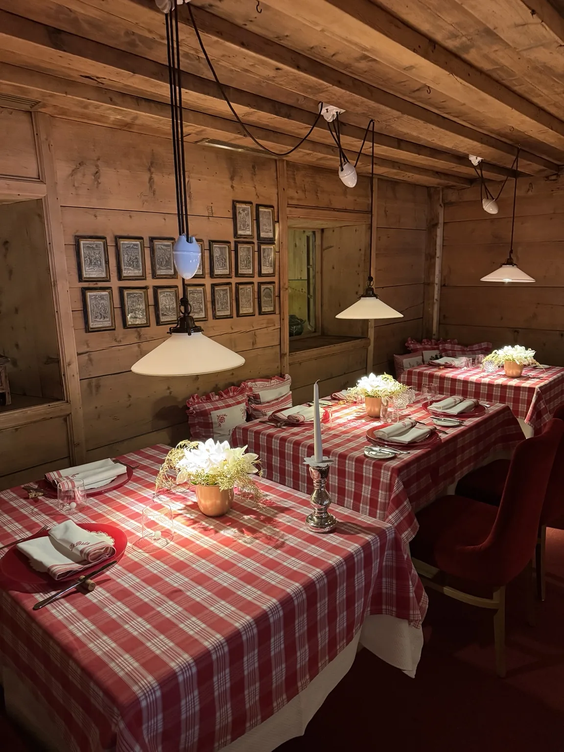Traditional rooms, time to slow down.