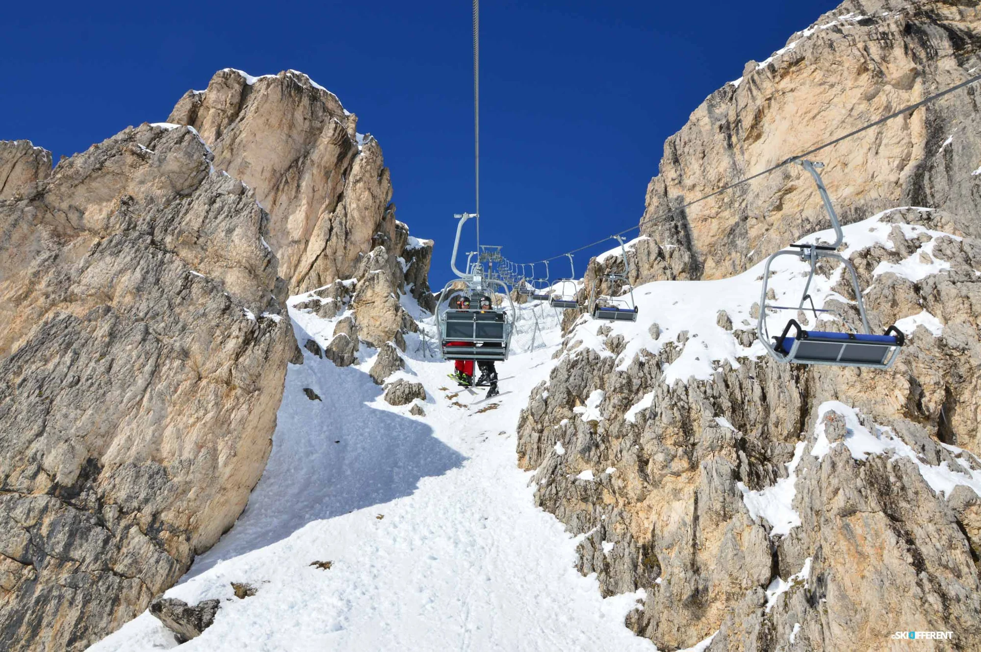 Super 8 ski tour in Cinque Torri & Lagazuoi area